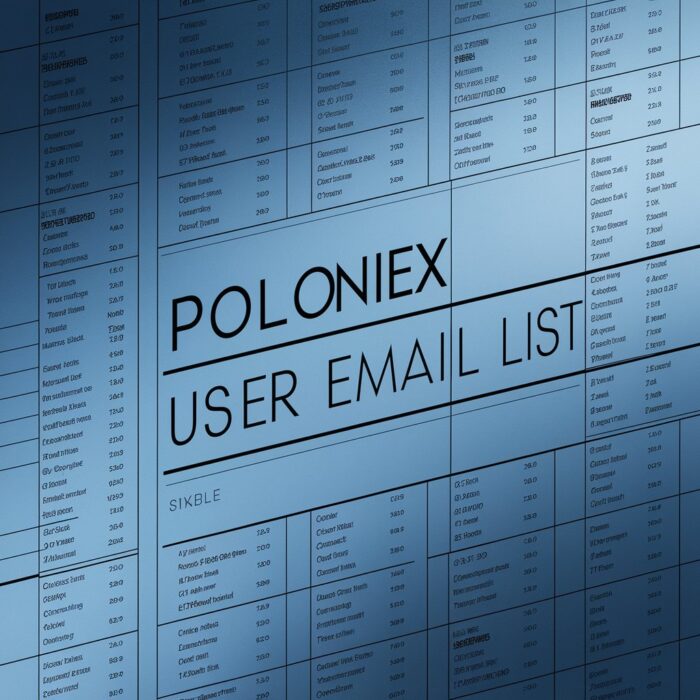 Poloniex User Email List